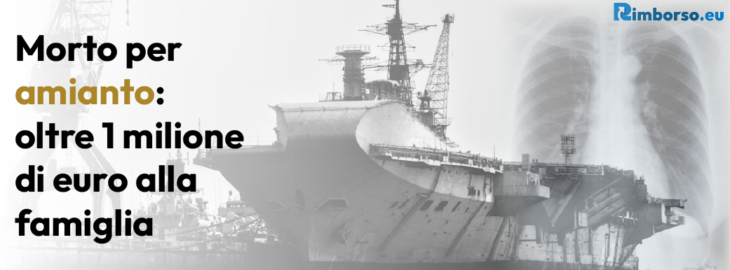 Nave dei cantieri navali per esposizione all'amianto