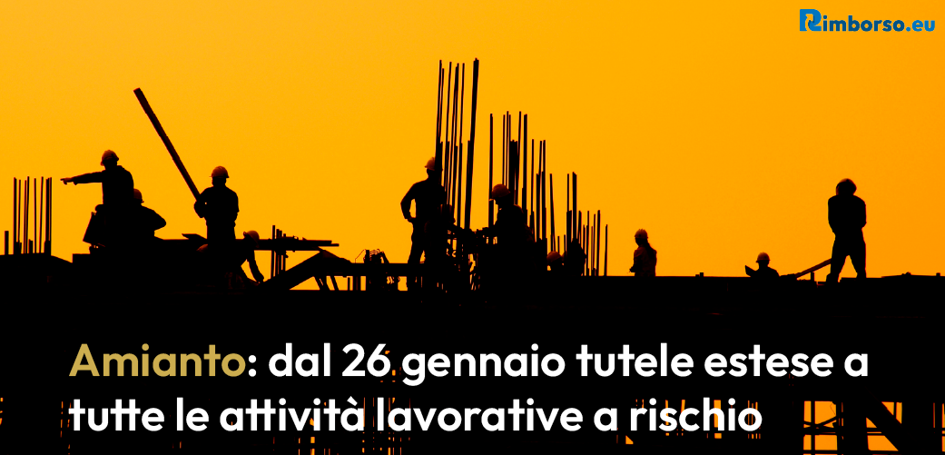 Cantiere operai, amianto.