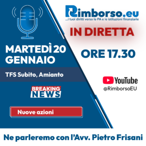 Diretta Youtube 20 gennaio 2026