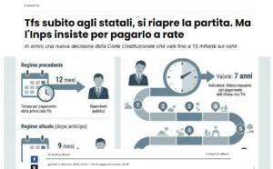 Screenshot Il Messaggero articolo 12/02